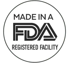 FDA registered facility badge
